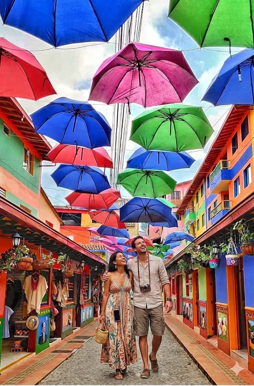 Vista panorámica del embalse de Guatapé